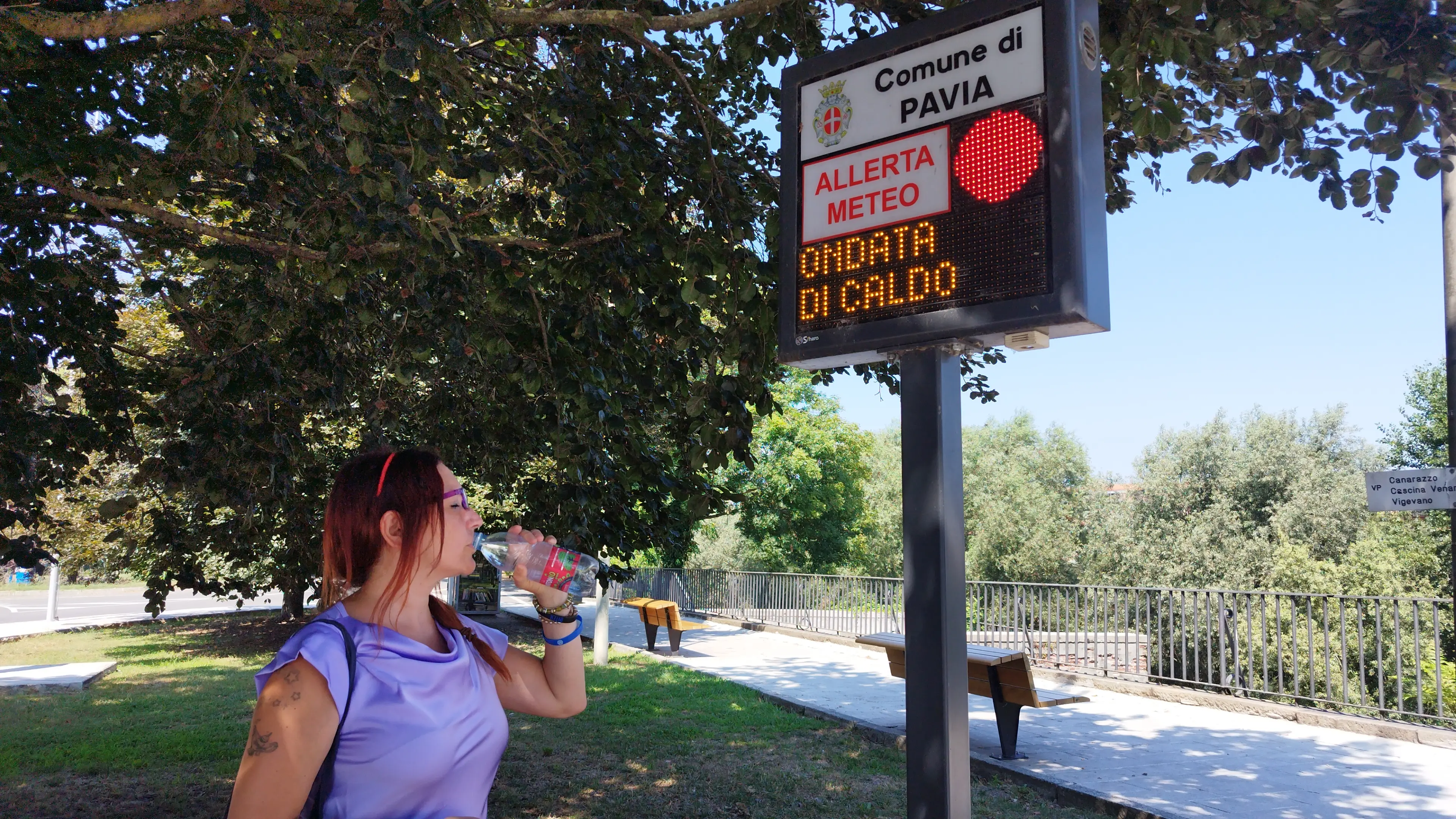 Week end del Papa a Pavia, temperature da bollino rosso: massime fino a 38 gradi