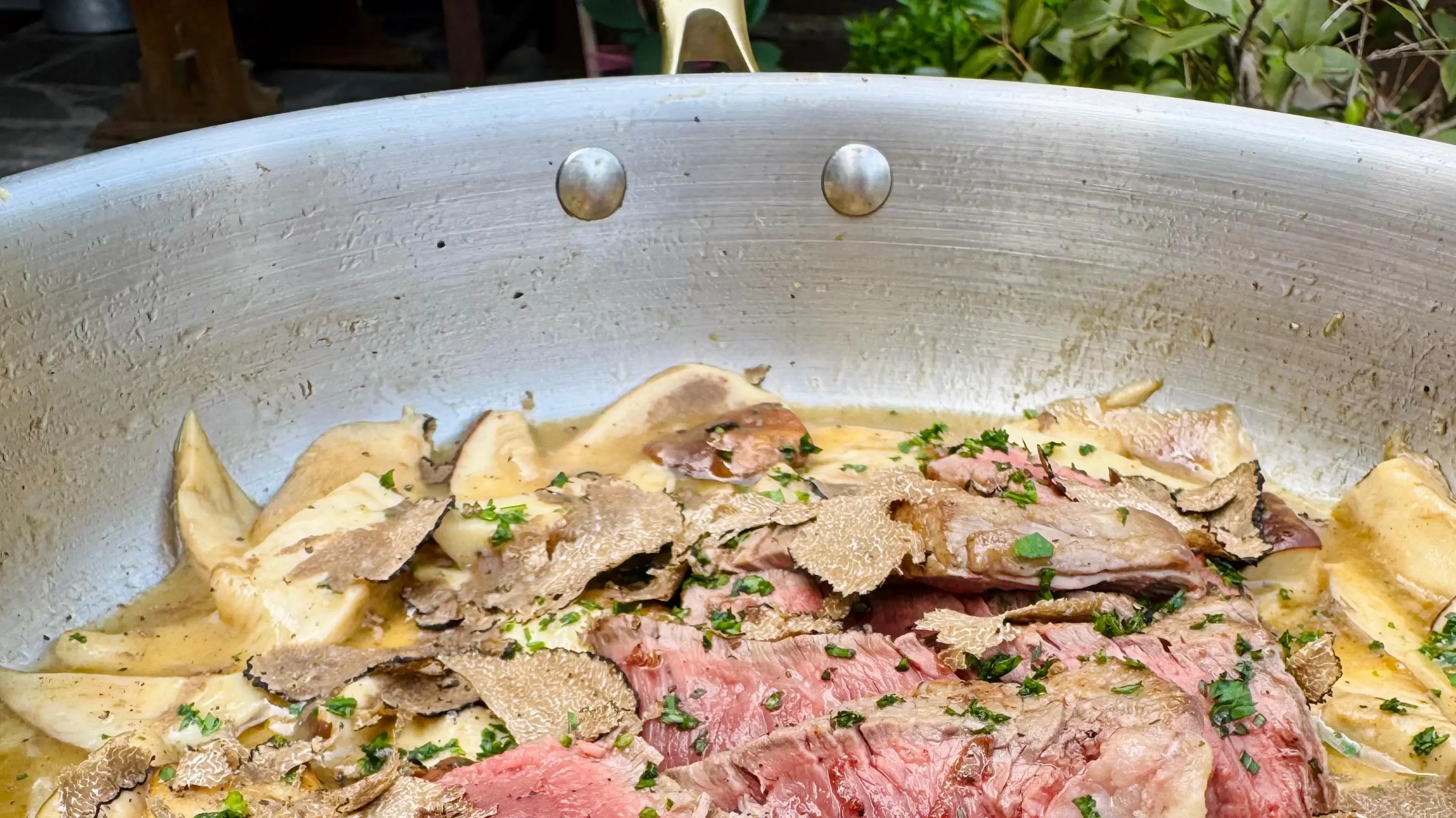 Filetto ai funghi porcini con il tartufo nero