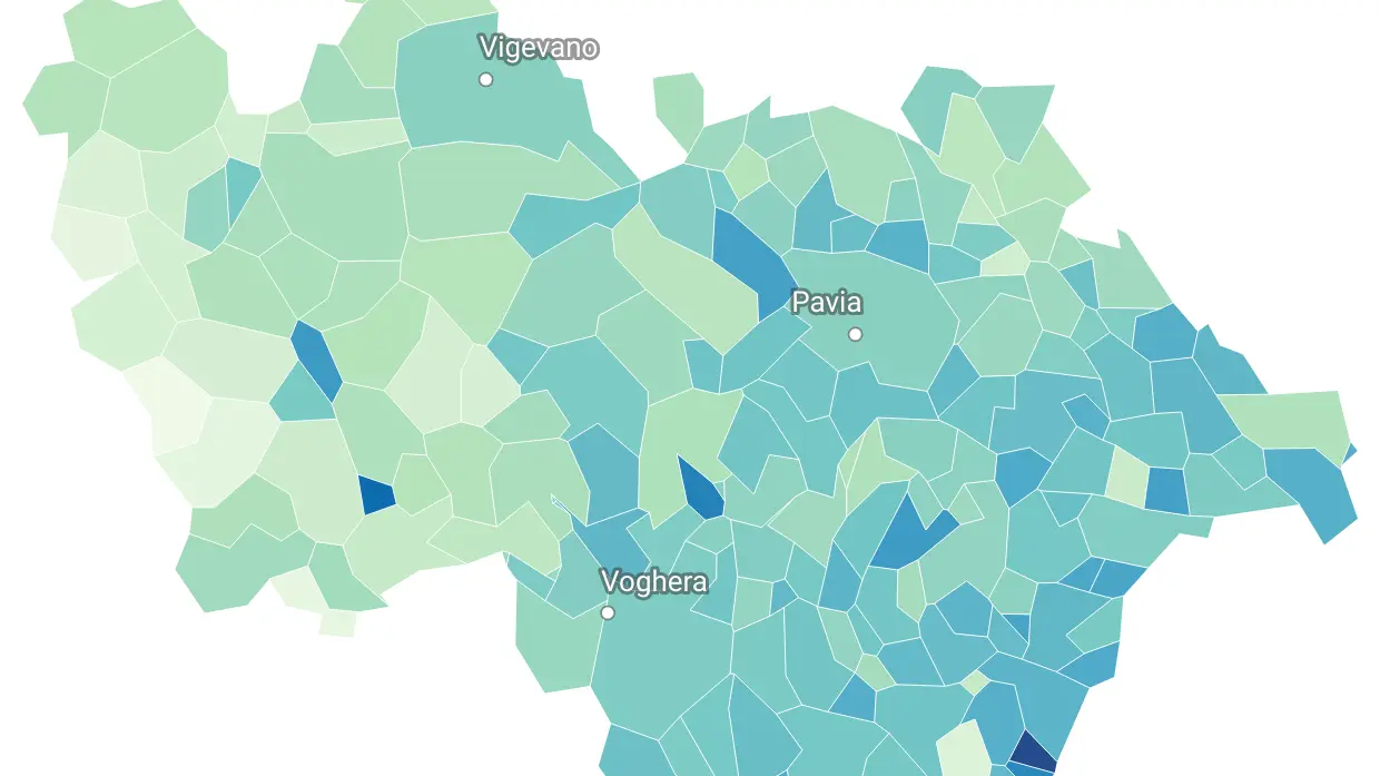 Elezioni regionali, in Lombardia 6 elettori su 10 non votano. Pavia, affluenza al 38,5%: le mappe e i dati