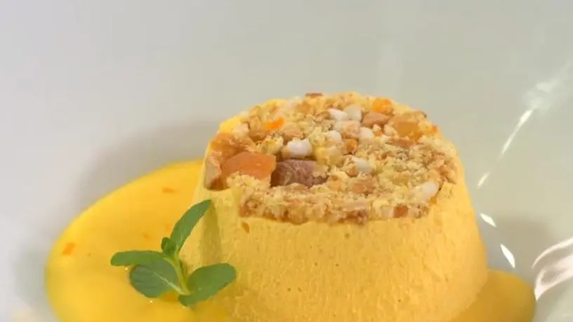 Semifreddo di Colomba con crema inglese