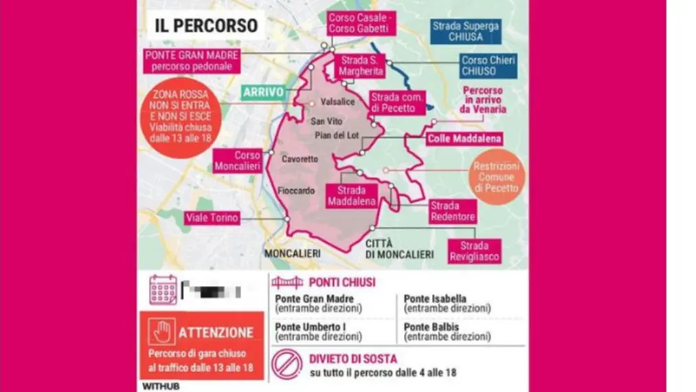 Giro d’Italia e Grande Torino, è qui la festa. Zona rossa in collina e task force trasporti