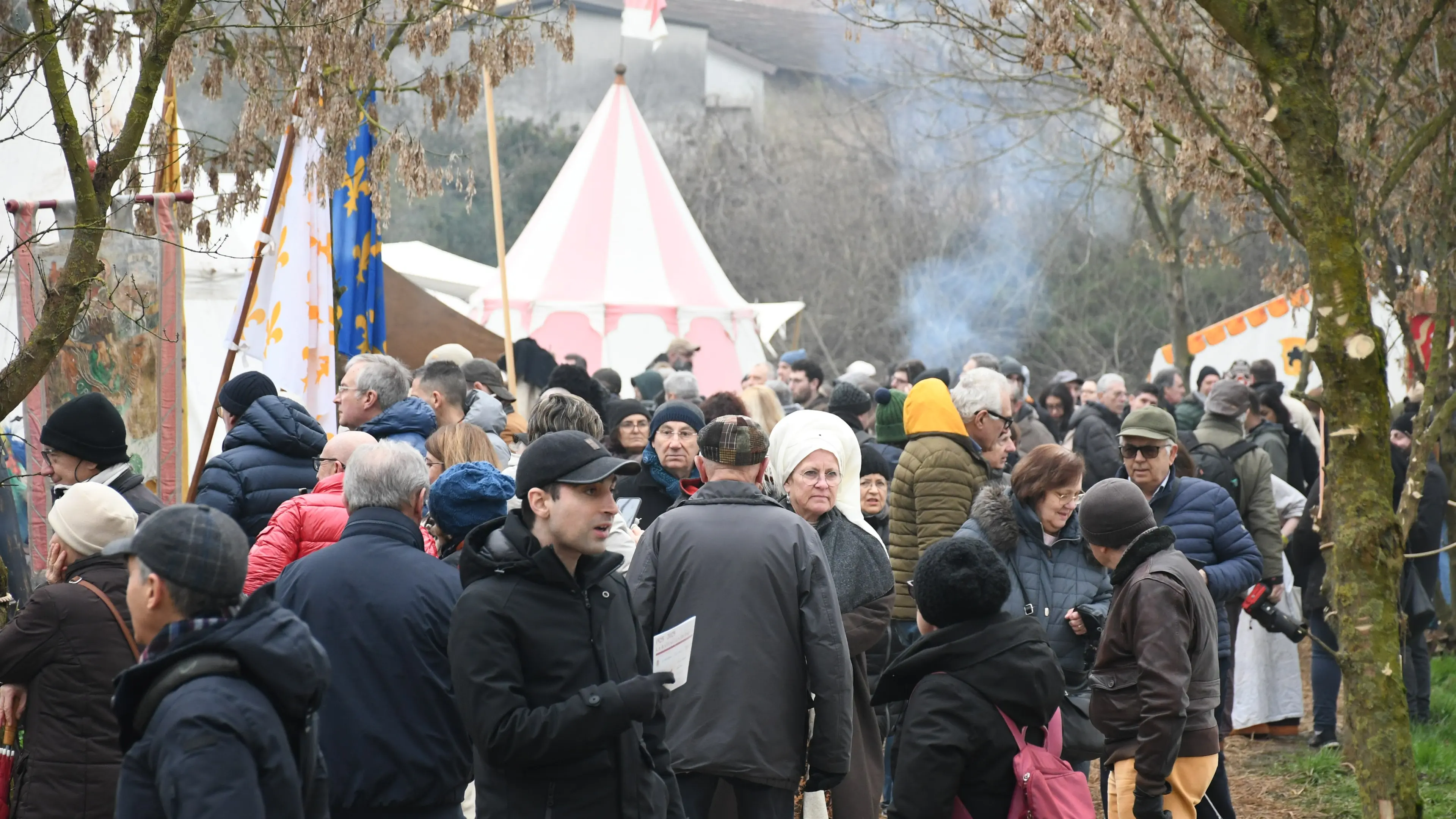 battaglia di pavia- la visita della gente agli accampamenti