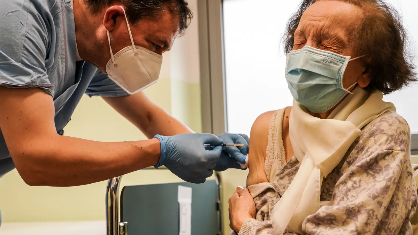 18/02/2021 Milano, Ospedale Niguarda, Paolo Pini, Vax Day, primo giorno di vaccinazioni agli ultra ottantenni
